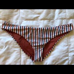 Stripped bikini bottoms